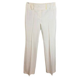 INC International Concepts Women’s Dress Pants Size 6 off white Straight Leg